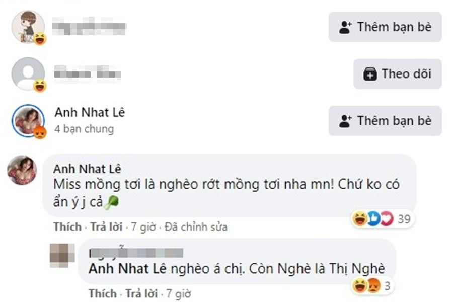 Miu Lê &quot;lầy lội&quot; thả phẫn nộ trước bình luận &quot;soi lỗi&quot; chính tả của fan.