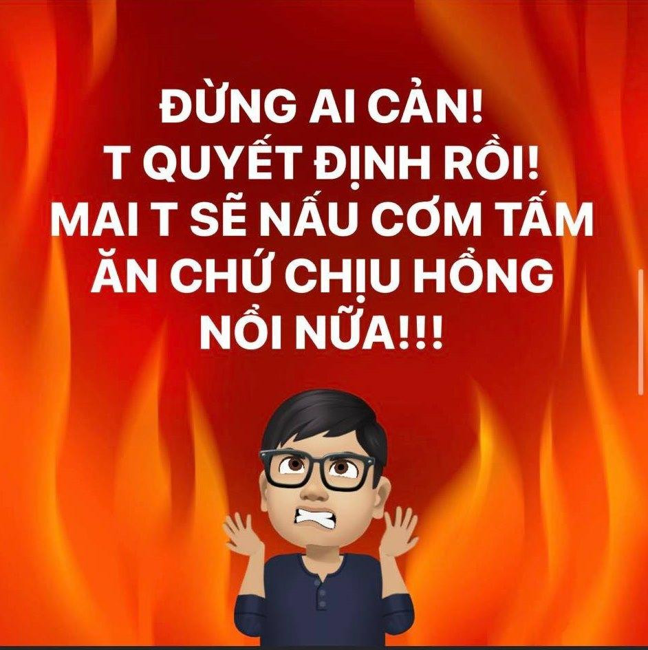 Netizen quyết tâm vào bếp để tự nấu cho đỡ cơn ghiền. Netizen quyết tâm vào bếp để tự nấu cho đỡ cơn ghiền.