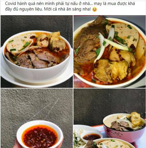 Netizen khoe thành quả bún bò tự nấu vô cùng chất lượng. (Ảnh: Ánh Hồng) Netizen khoe thành quả bún bò tự nấu vô cùng chất lượng. (Ảnh: Ánh Hồng)