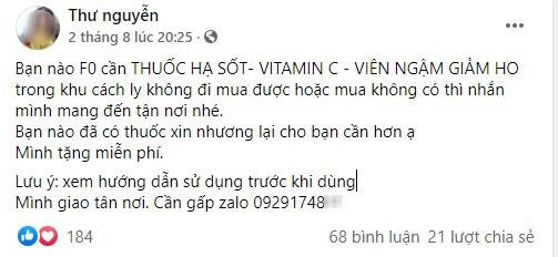 Netizen giúp nhau từng viên vitamin, viên ngậm giảm ho trong mùa dịch. Netizen giúp nhau từng viên vitamin, viên ngậm giảm ho trong mùa dịch.