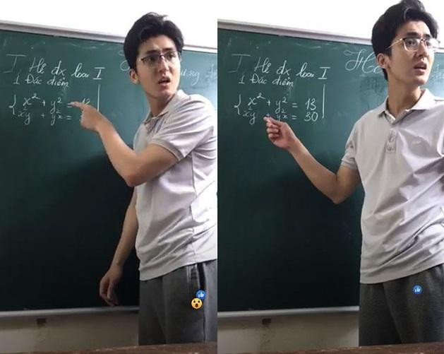 Thầy giáo "soái ca" dạy Toán thu hút hàng chục nghìn lượt "thả tim" từ netizen vào năm 2020.