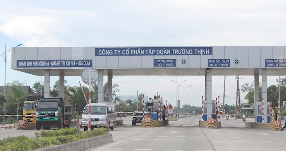 Trạm thu phí BOT Quốc lộ 1 tại Quảng Trị (Ảnh: H.Thành) Trạm thu phí BOT Quốc lộ 1 tại Quảng Trị (Ảnh: H.Thành)