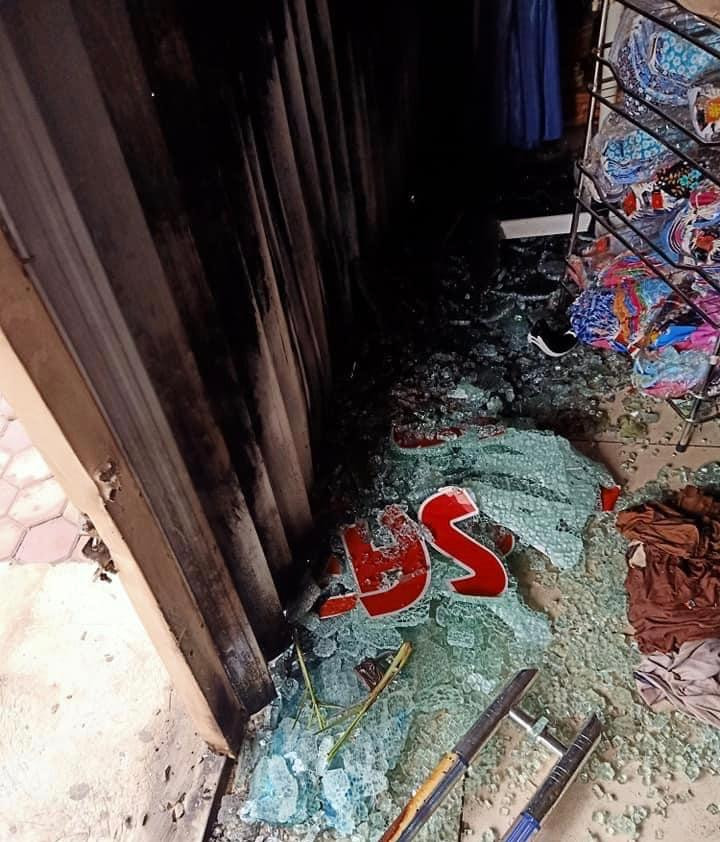 Hiện trường vụ việc.