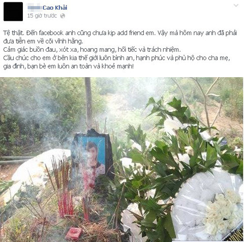 Một trong số những leader của nhóm Gia đình phượt đã đăng status chia sẻ về vụ tai nạn đáng tiếc