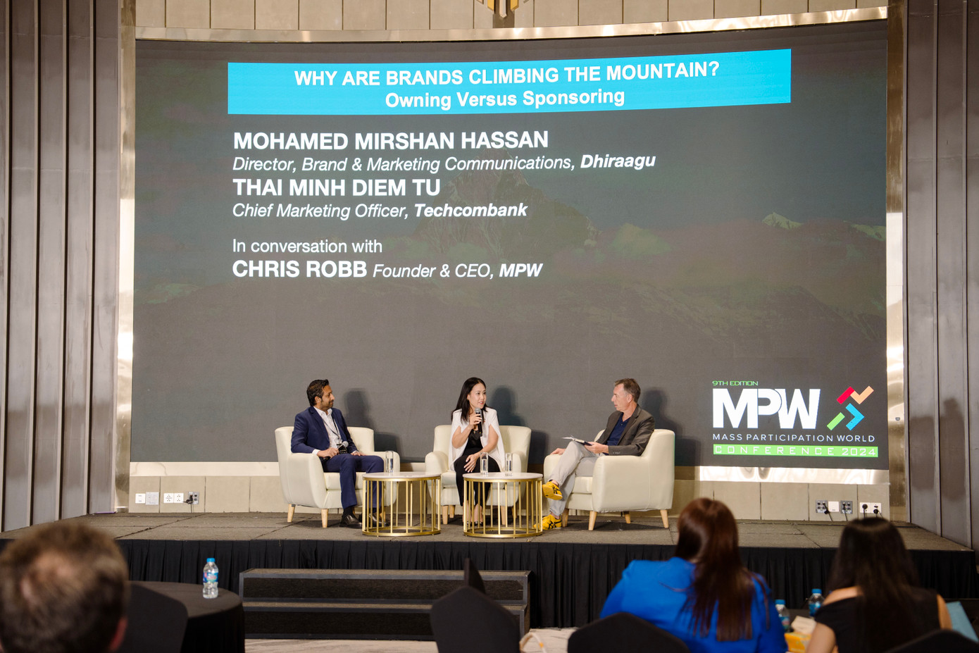 Bà Thái Minh Diễm Tú – Giám đốc Khối tiếp thị Techcombank trao đổi cùng các chuyên gia hàng đầu thế giới tại MPW 2024 Bà Thái Minh Diễm Tú – Giám đốc Khối tiếp thị Techcombank trao đổi cùng các chuyên gia hàng đầu thế giới tại MPW 2024