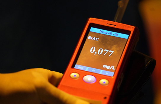 Nồng độ cồn vẫn chiếm tỉ lệ cao trong vi phạm luật giao thông.