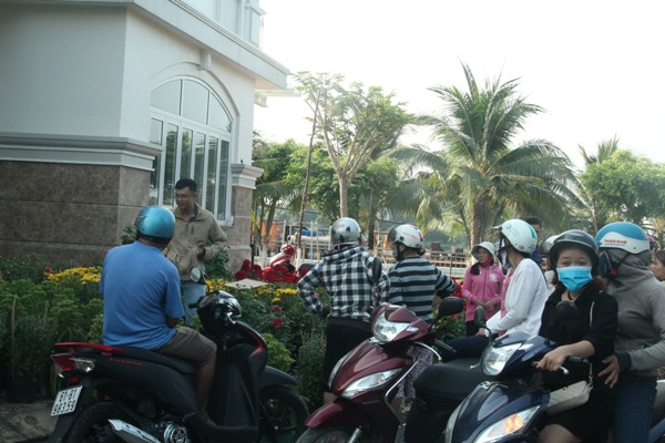 Người dân chen nhau mua hoa kiểng xả hàng ngày 30 Tết ảnh 3