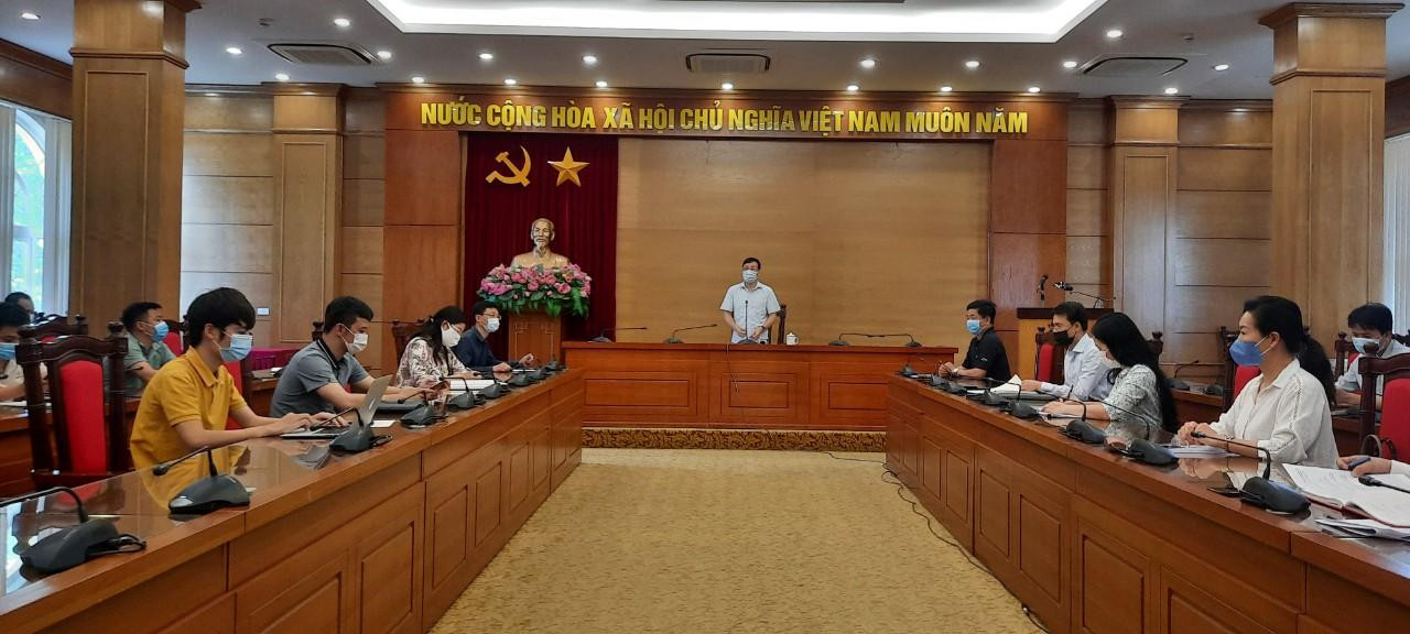 Chủ tịch UBND tỉnh Vĩnh Phúc Lê Duy Thành chủ trì họp báo chiều nay