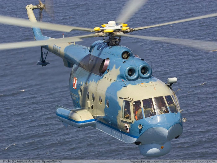 Biến thể Mi-14 hạ cánh trên mặt nước