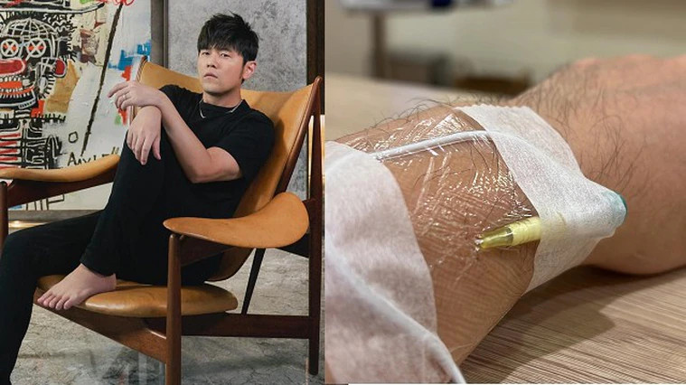 Châu Kiệt Luân nhập viện cấp cứu vì bị đau tức ngực, khó thở và tê tay. Châu Kiệt Luân nhập viện cấp cứu vì bị đau tức ngực, khó thở và tê tay.