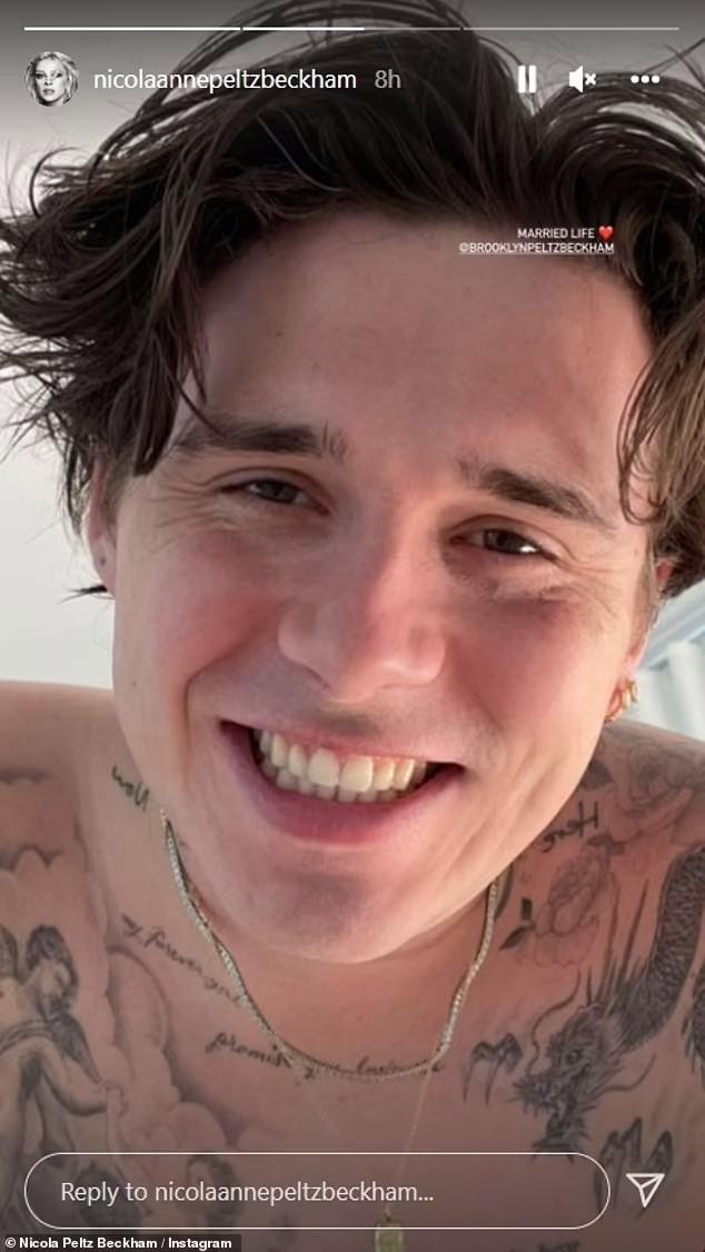 Brooklyn và Nicola đang trong thời gian tân hôn ngọt ngào.