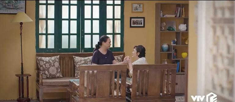 Hai diễn viên tập trung cao độ cho mỗi cảnh quay (Ảnh: VTV)