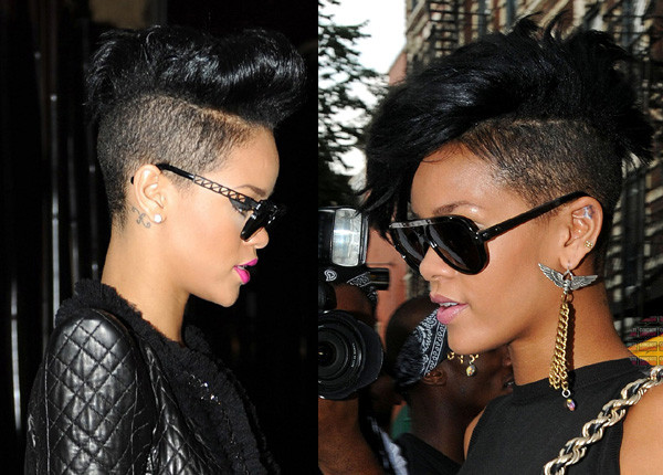 Rihanna là người đã lăng xê mốt cạo đầu hết sức táo bạo trong giới ca sĩ nữ