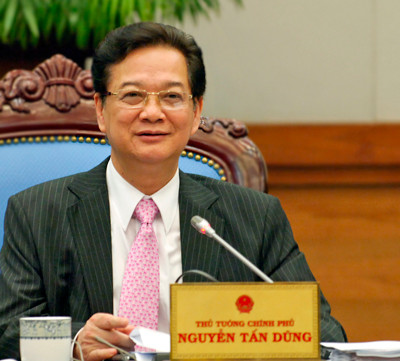 Thủ tướng Nguyễn Tấn Dũng yêu cầu: Từng bộ phải rà soát, đánh giá lại theo chức năng, nhiệm vụ của mình để triển khai, cụ thể hóa nội dung các Nghị quyết của Chính phủ ngay trong quý I - Ảnh: VGP/Nhật Bắc