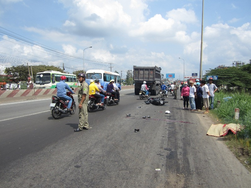 Hiện trường vụ tai nạn