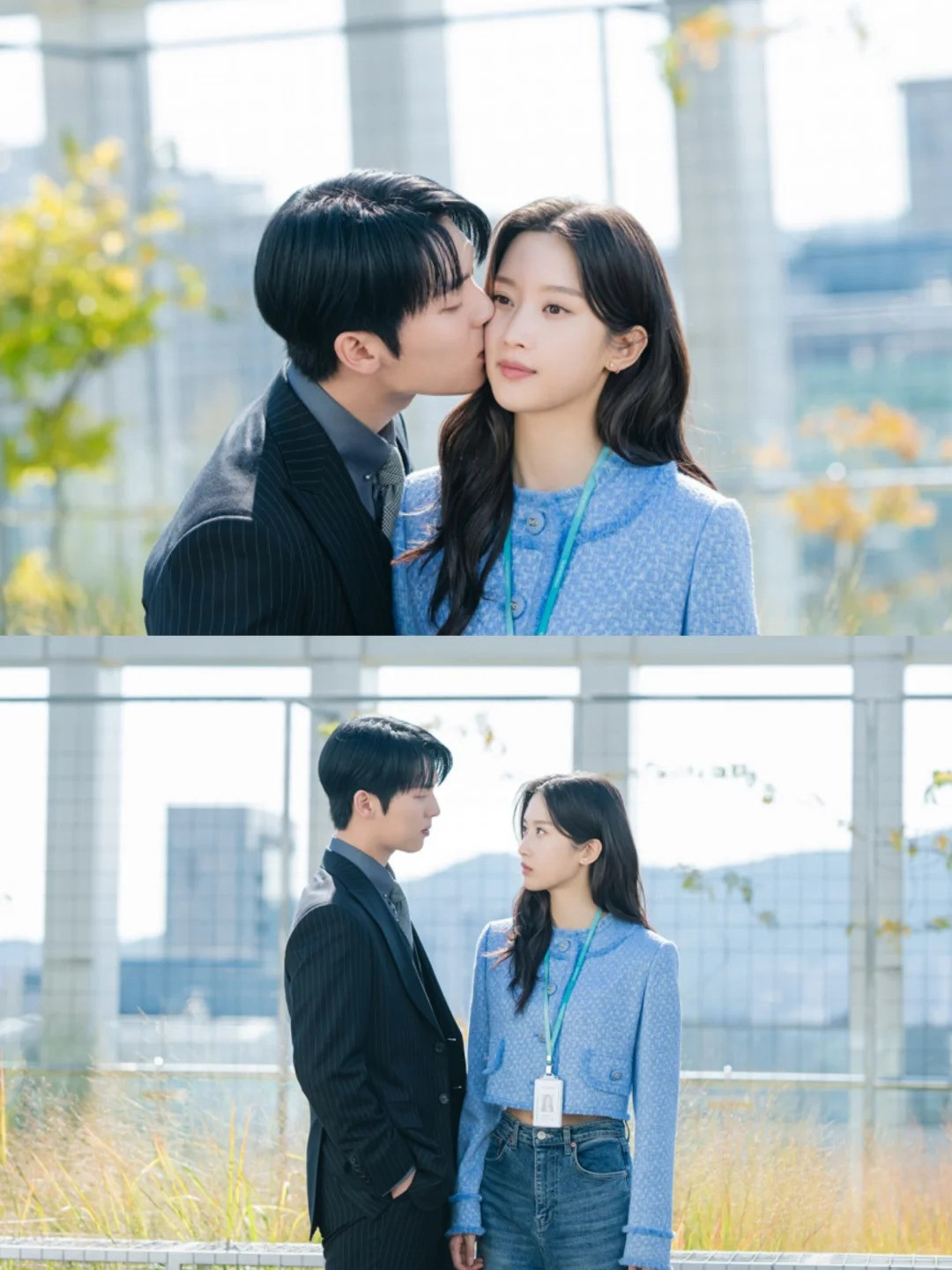 Những thiết kế trang phục sáng màu giúp nữ chính hợp đôi khi hẹn hò cùng "hồng hài nhi" Ban Ju Yeon (Choi Hyun Wook). Những thiết kế trang phục sáng màu giúp nữ chính hợp đôi khi hẹn hò cùng "hồng hài nhi" Ban Ju Yeon (Choi Hyun Wook).