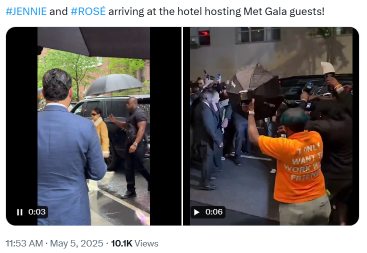 Sự xuất hiện của Jennie và Rosé tại &quot;trạm trung chuyển&quot; The Mark sát thềm diễn ra Met Gala 2025 được cho là động thái ngầm xác nhận tham gia sự kiện.