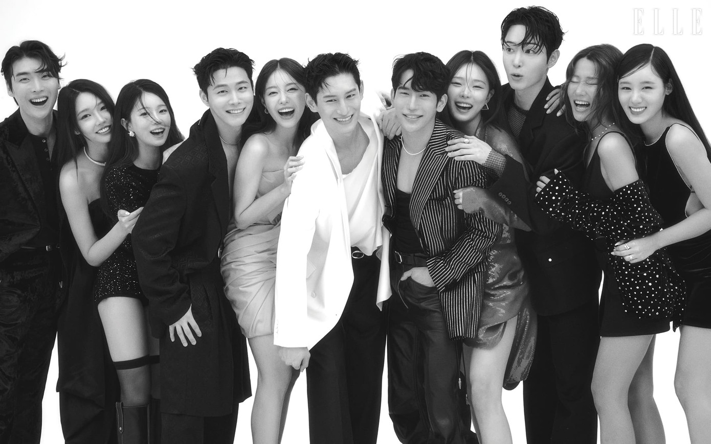 Vị trí đứng của cặp Jang Theo - You Jin trong bức hình quảng bá trên ELLE Hàn Quốc được cho là bật mí về kết quả ghép đôi.