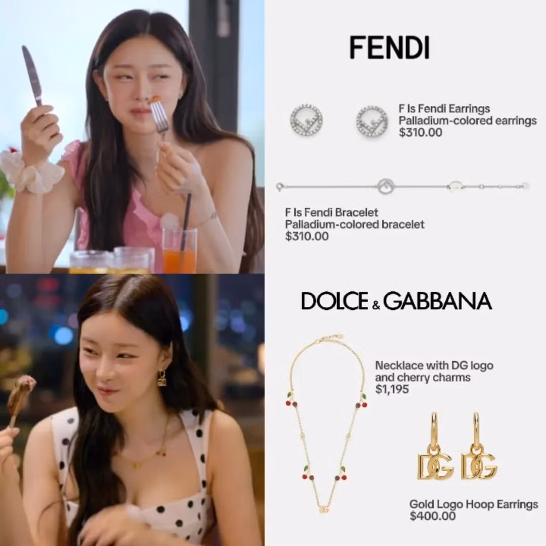 Lee Si An kiêu kỳ trong trang phục, phụ kiện đến từ các nhà mốt xa xỉ như Dolce &amp; Gabbana, Fendi hay Jacquemus.