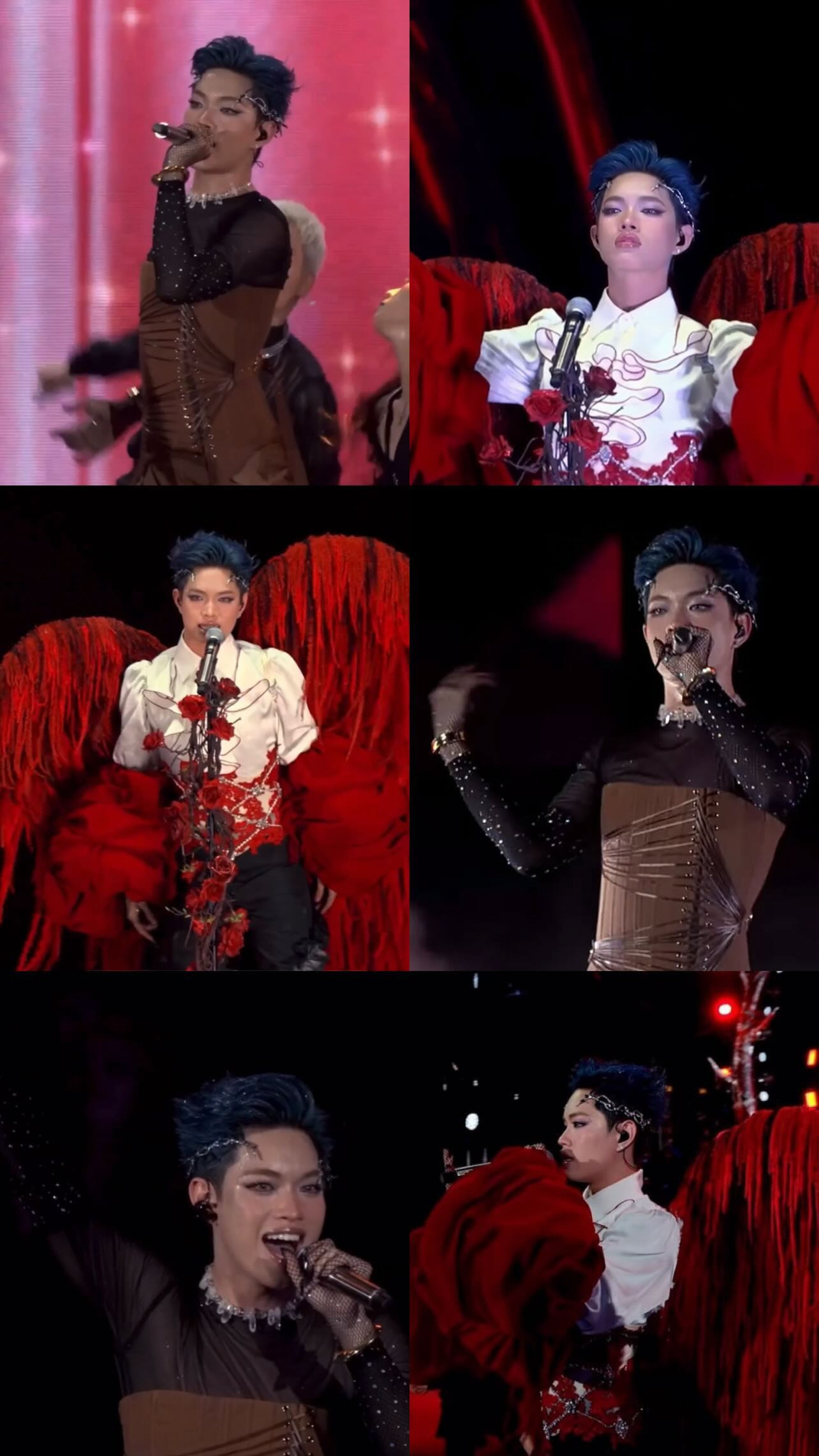 Người hâm mộ ví set diễn của Pháp Kiều trông như sân khấu Victoria's Secret. Người hâm mộ ví set diễn của Pháp Kiều trông như sân khấu Victoria's Secret.