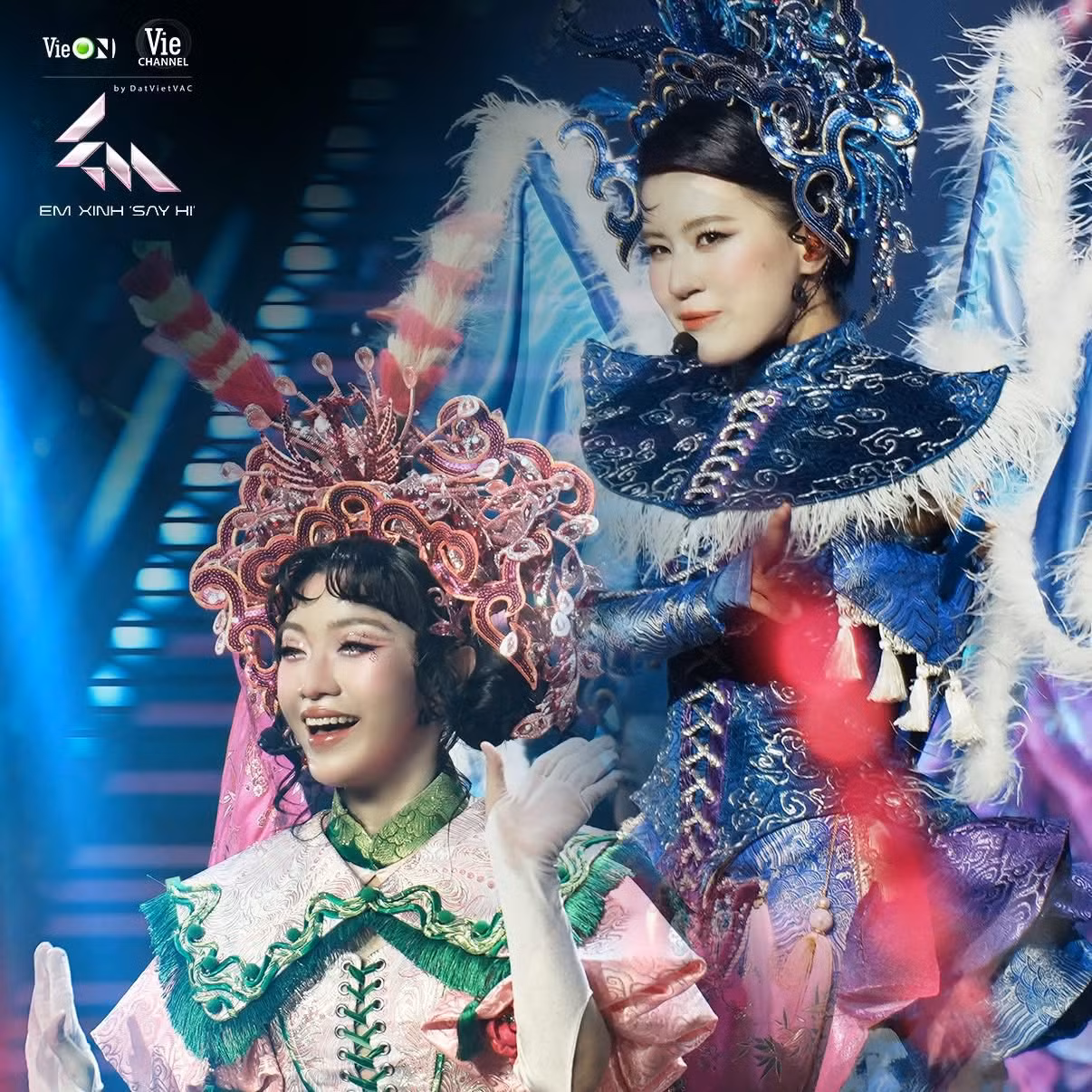 Hề là một trong hai sân khấu dẫn đầu số phiếu bình chọn từ khán giả trường quay.