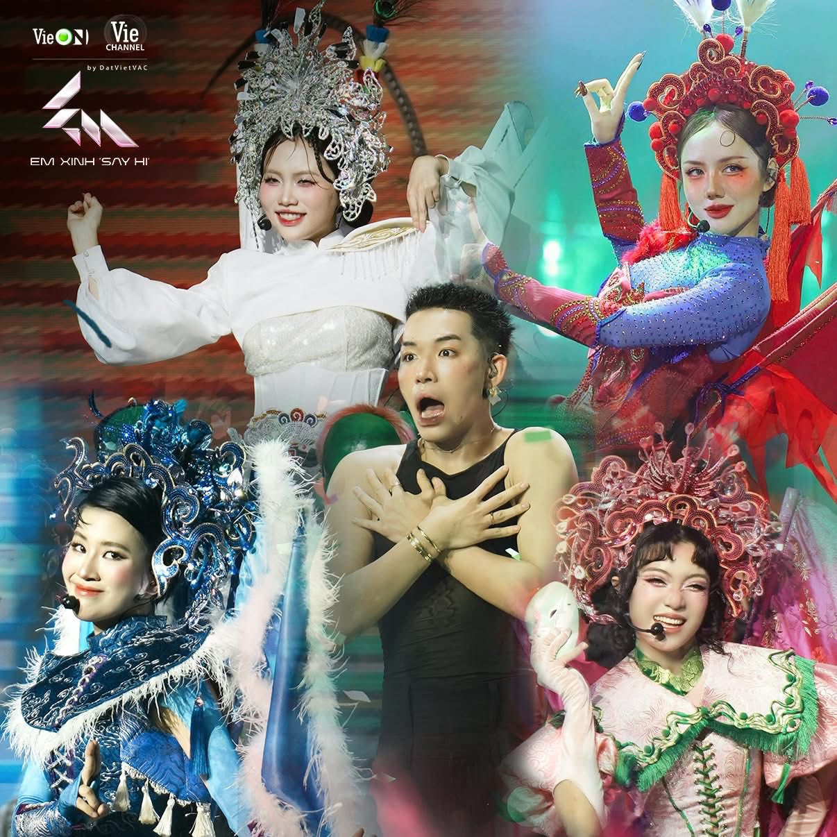 A Hề là một trong hai sân khấu dẫn đầu số phiếu bình chọn từ khán giả trường quay.