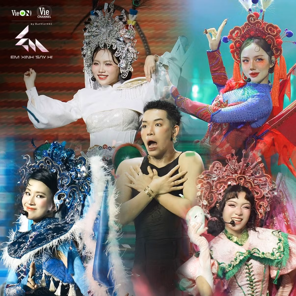 Hề là một trong hai sân khấu dẫn đầu số phiếu bình chọn từ khán giả trường quay.