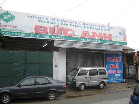 Trụ sở Cty CP GAS Đức Anh đã đóng cửa vì ông chủ vỡ nợ