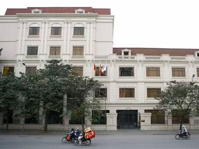 Trụ sở Tổng Cty Đầu tư và Kinh doanh vốn nhà nước (SCIC) - Ảnh: Hồng Vĩnh