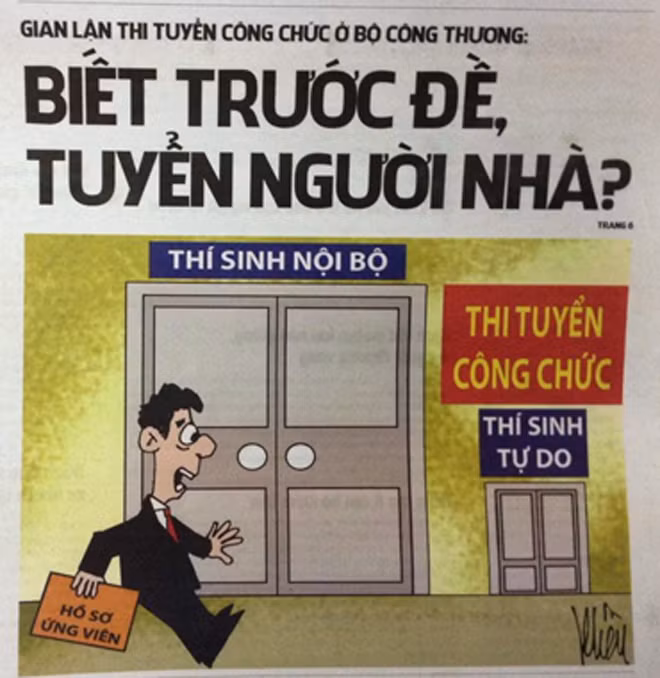 Đề nghị thanh tra toàn diện tuyển dụng công chức Bộ Công Thương ảnh 1