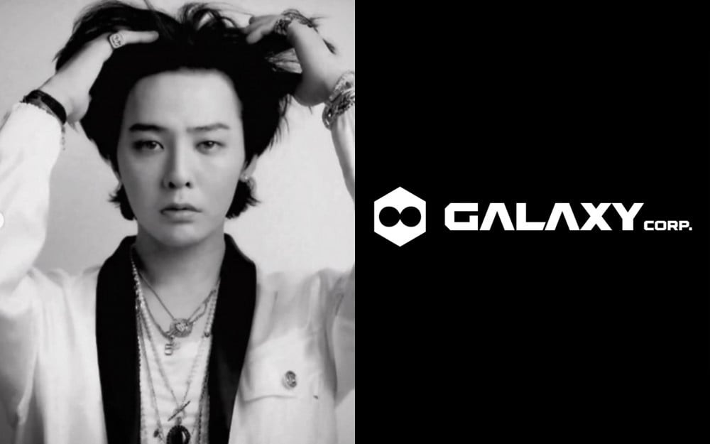 G-Dragon chờ đón tương lai mới với Galaxy Corporation. G-Dragon chờ đón tương lai mới với Galaxy Corporation.