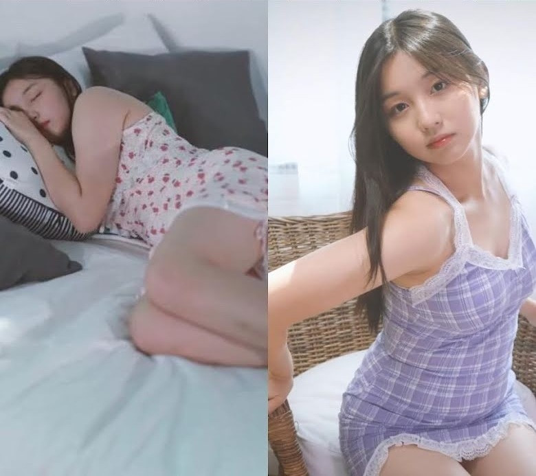 Jieun mặc đồ và tạo dáng khiêu khích khi mới 16 tuổi. Ảnh: IG.