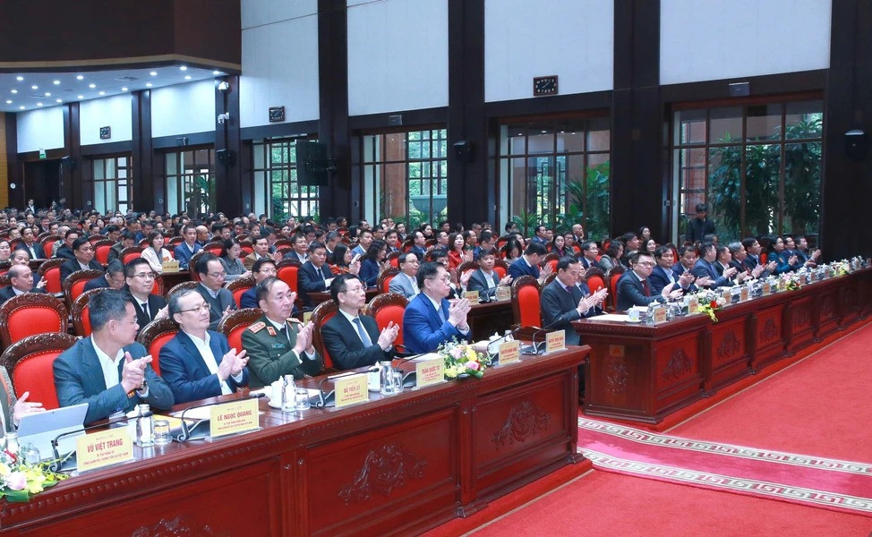 Đại biểu tham dự hội nghị. (Ảnh: Phương Hoa/TTXVN) Đại biểu tham dự hội nghị. (Ảnh: Phương Hoa/TTXVN)