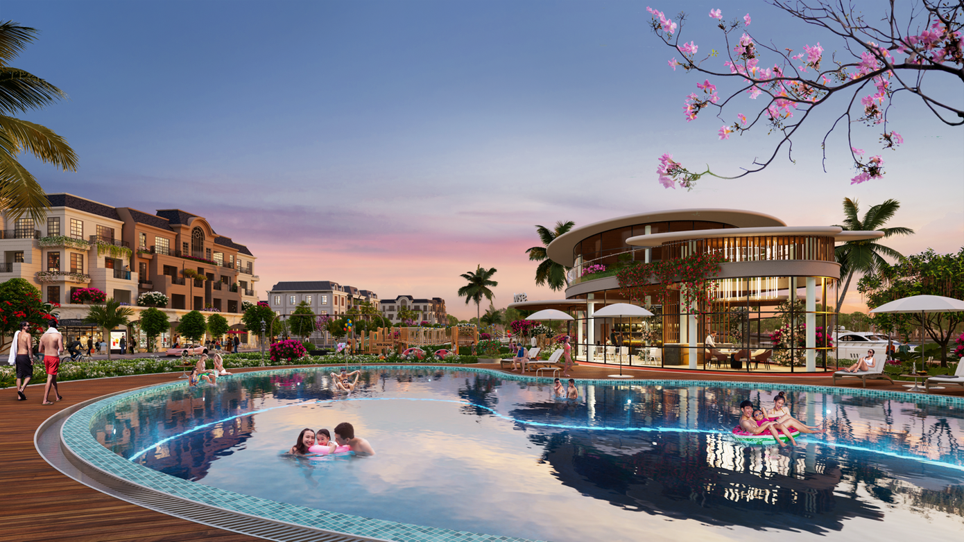 Hồ bơi Ion Silver Healthy - ứng dụng công nghệ ion bạc tiên tiến MineralPURE – USA, tạo các Ion bạc loại bỏ vi khuẩn, làm sạch nước, bảo vệ sức khỏe.