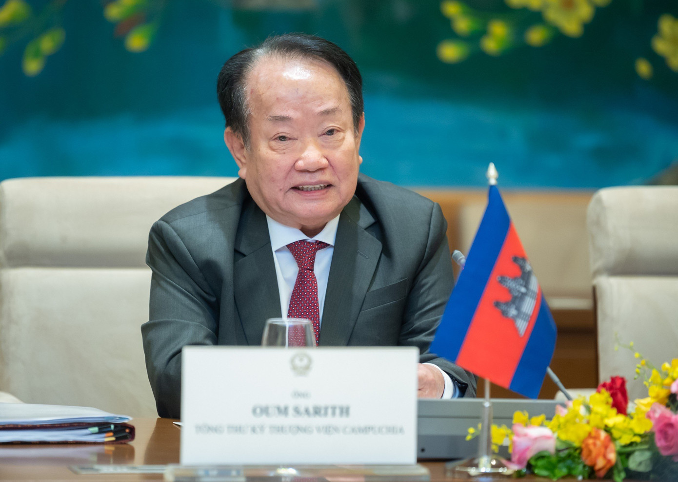 Tổng Thư ký Thượng viện Campuchia. Ảnh VTT Tổng Thư ký Thượng viện Campuchia. Ảnh VTT