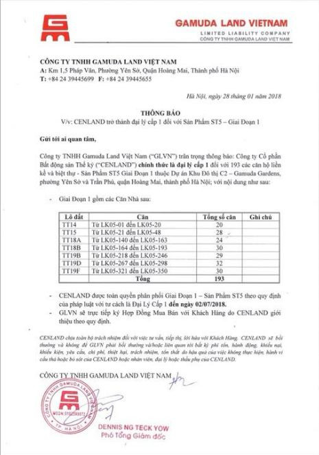 Chủ đầu tư Gamuda lên tiếng về nhồi thêm nhà để bán ảnh 2