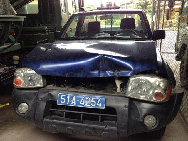 Một vụ hủy hoại tài sản của lực lượng Công an xảy ra trong thời gian qua