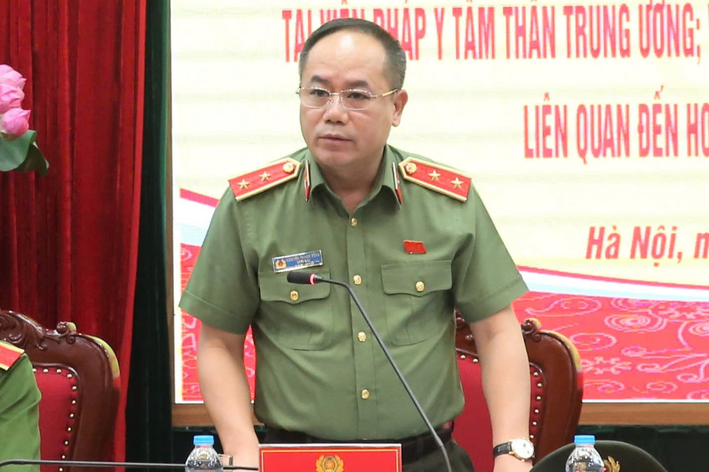 Trung tướng Nguyễn Thanh Tùng – Giám đốc Công an TP Hà Nội.