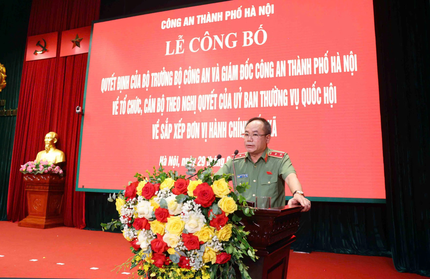 Trung tướng Nguyễn Thanh Tùng - Giám đốc Công an TP Hà Nội.