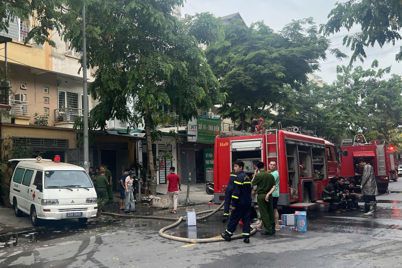 Hiện trường vụ nổ. Hiện trường vụ nổ.