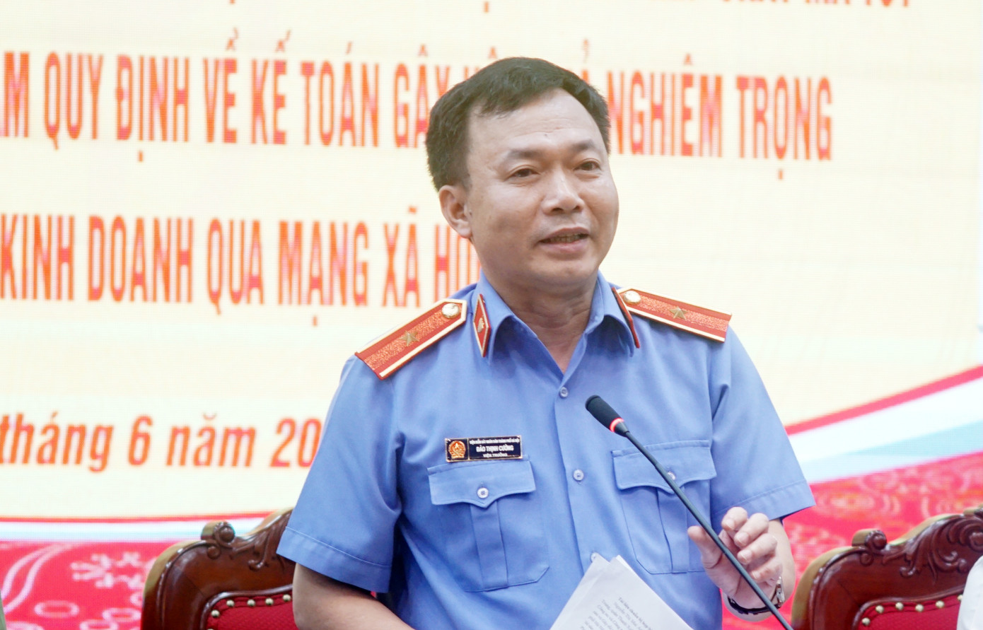 Ông Đào Thịnh Cường - Viện trưởng VKSND TP Hà Nội.