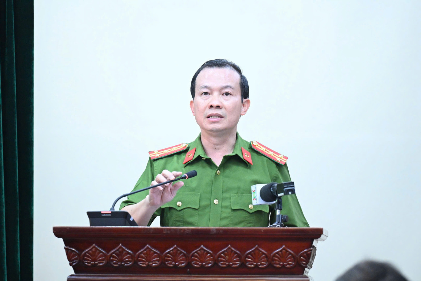 Đại tá Trần Thanh Tùng, Trưởng phòng PC01, Công an TP Hà Nội.