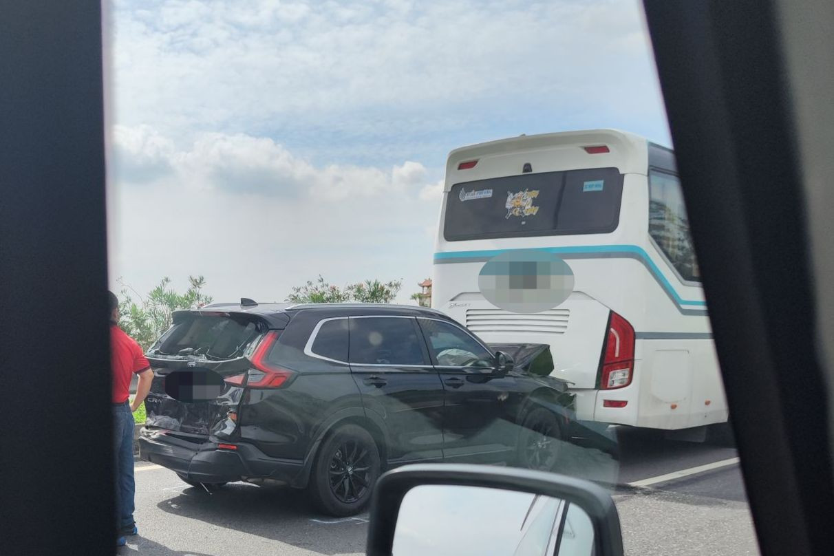 Hiện trường vụ tai nạn.