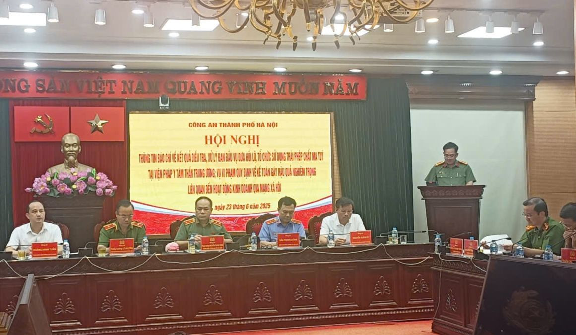 Công an TP Hà Nội thông tin về vụ án. Công an TP Hà Nội thông tin về vụ án.