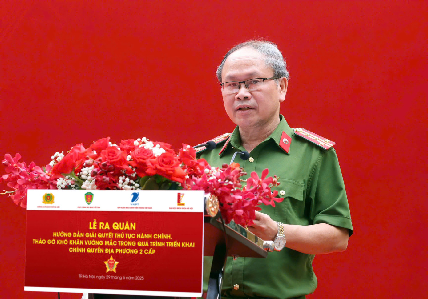 Đại tá Ngô Như Cường - Phó Cục trưởng Cục Cảnh sát Quản lý hành chính về trật tự xã hội.