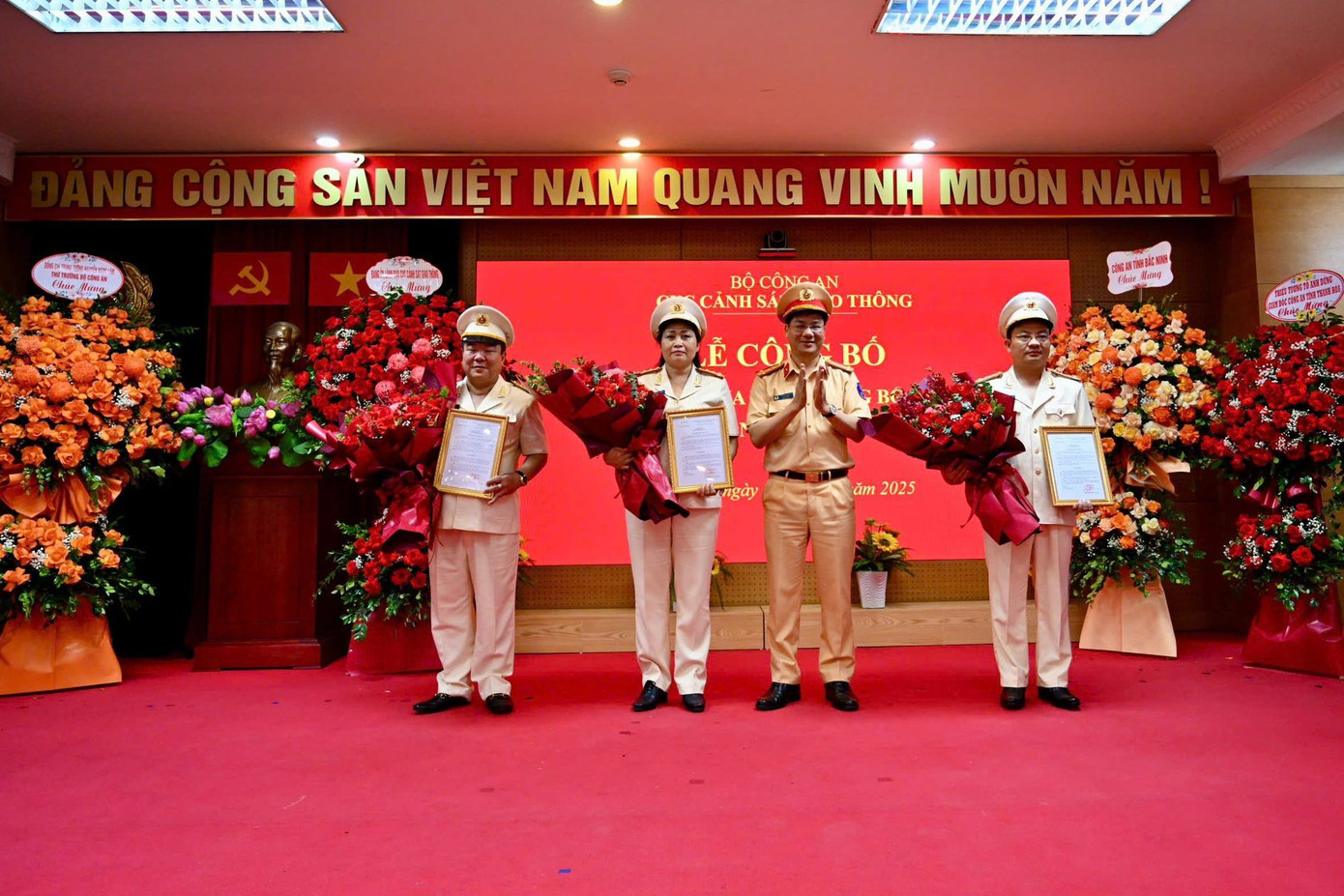 Cục CSGT có thêm 3 phó cục trưởng. Ảnh: Cục CSGT