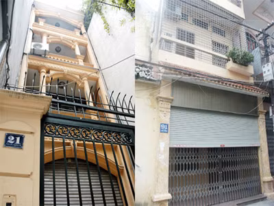 Nhà ông Đoàn Tiến Dũng thuê tại Hà Nội và nhà riêng tại Hải Phòng
