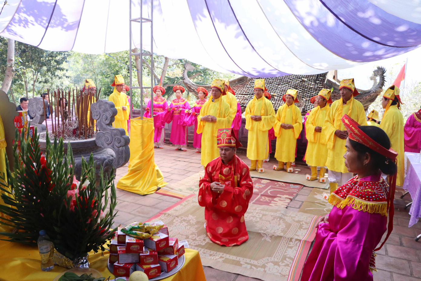 Nghi thức tế lễ tại lễ hội. Nghi thức tế lễ tại lễ hội.