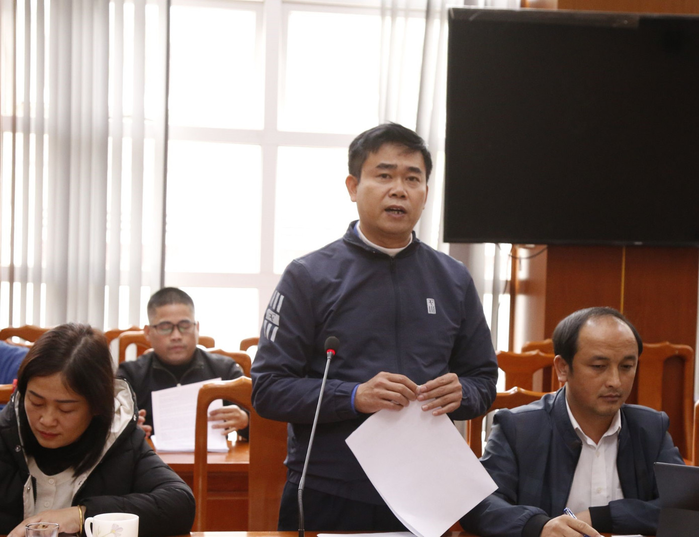 Ông Trần Ngọc Hà - Bí thư Chi bộ, Hiệu trưởng Trường PTDT bán trú Tiểu học Hoàng Thu Phố 1, huyện Bắc Hà (Lào Cai).