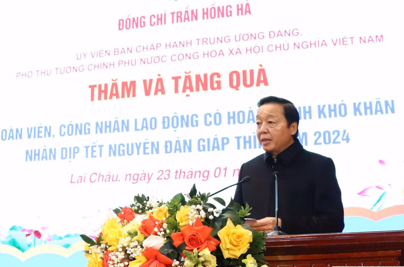 Phó Thủ tướng Chính phủ Trần Hồng Hà phát biểu tại Chương trình.